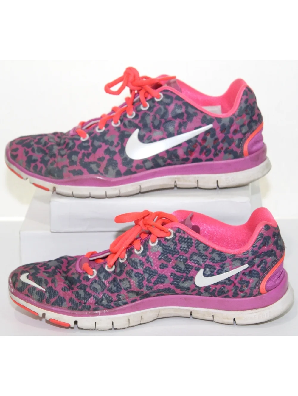 Nike Free 5 TR Fit 3 Running Cross Training Shoes Pink 555159-601 Womens Sz 7.5